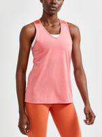 Craft Women's ADV Charge Perforated Singlet - Coral/Terracot