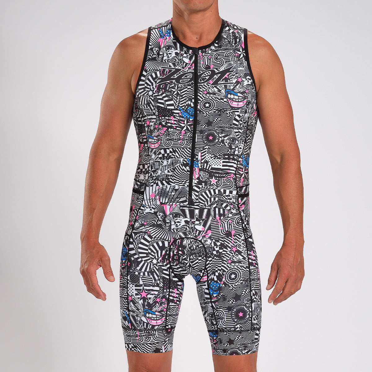 ZOOT MEN'S LTD TRI RACESUIT - AMERICAN REBEL