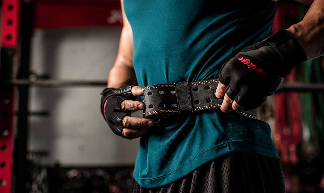 Harbinger 4" PADDED LEATHER BELT
