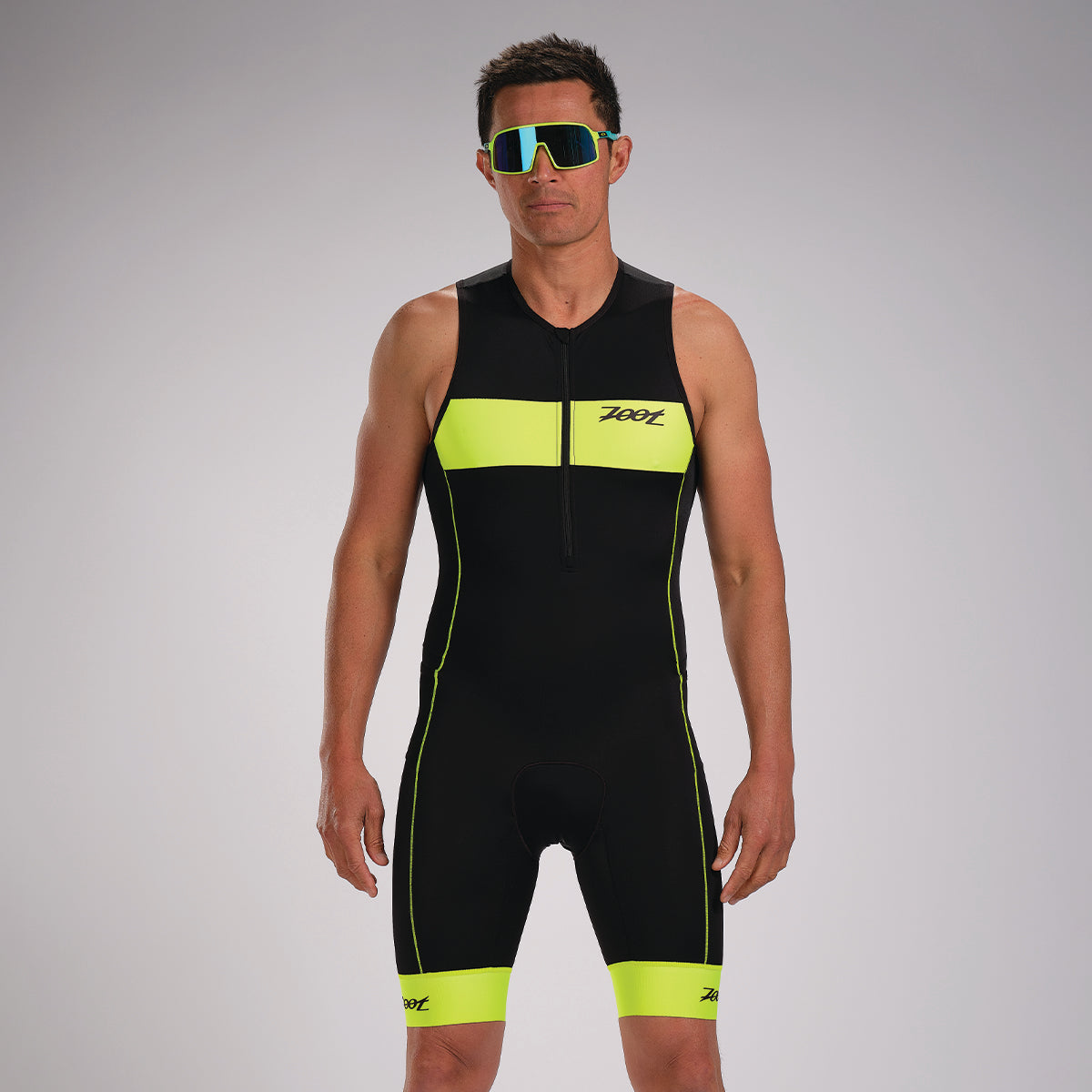 ZOOT Men's Core Tri Racesuit - SAFETY YELLOW