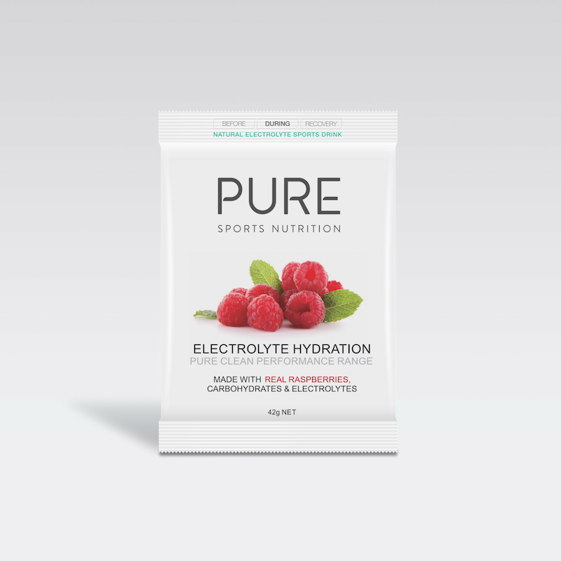 PURE PURE Electrolyte Hydration Sachet - Real Raspberries 42G