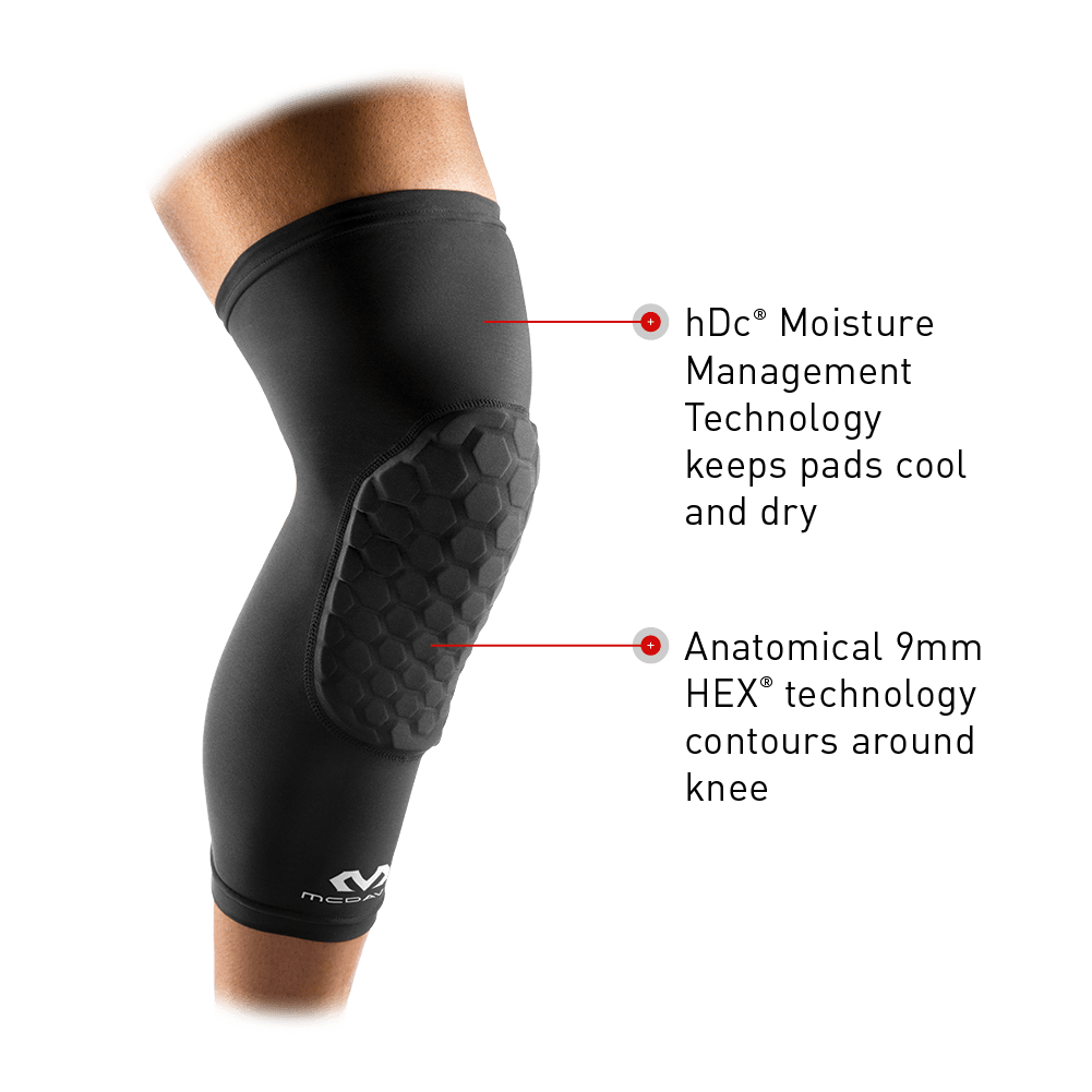 McDavid HexTM Leg Sleeves - Black (Pair)