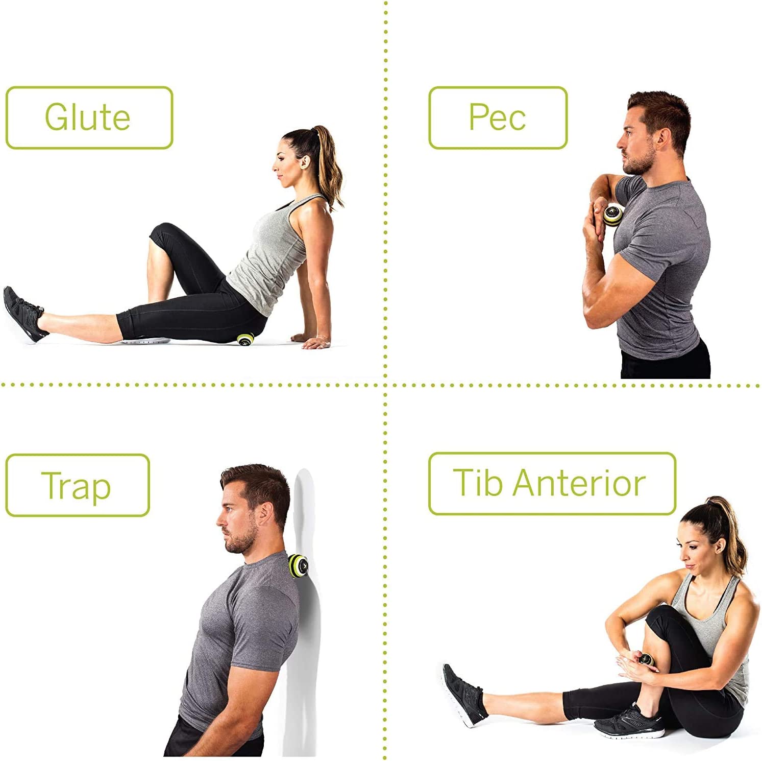 Trigger Point Mobility Pack Pro-Edition - Black/Green/White