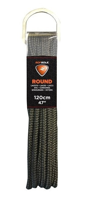 SOFSOLE Round D-Ring Laces - Black