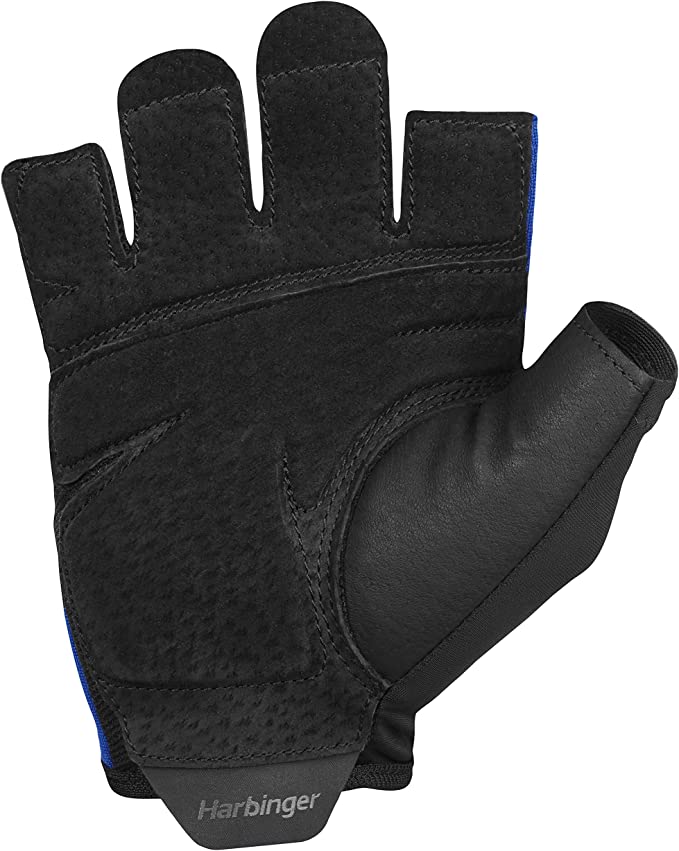 Harbinger Unisex's Training Grip Gloves 2.0 - Blue