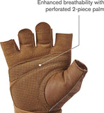 Harbinger Unisex's Pro WristWrap Gloves 2.0 - Tan