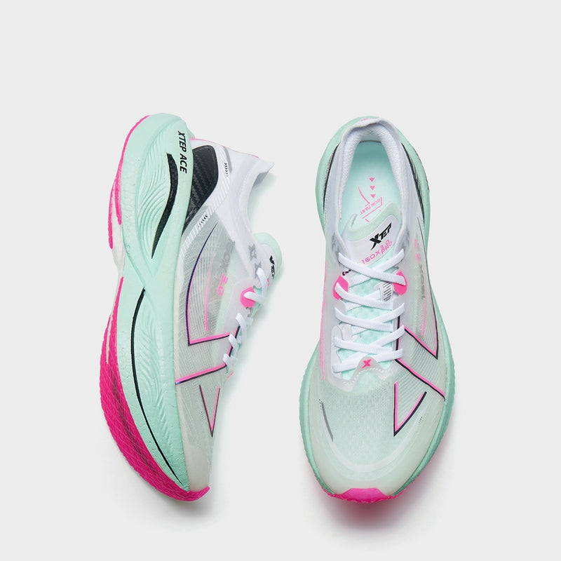 Xtep Women's 160X3.0 Pro - New White/Bubble Green