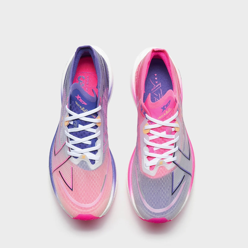 Xtep Women's 160X3.0 Pro - Sail White/Fluorescent Charm Red