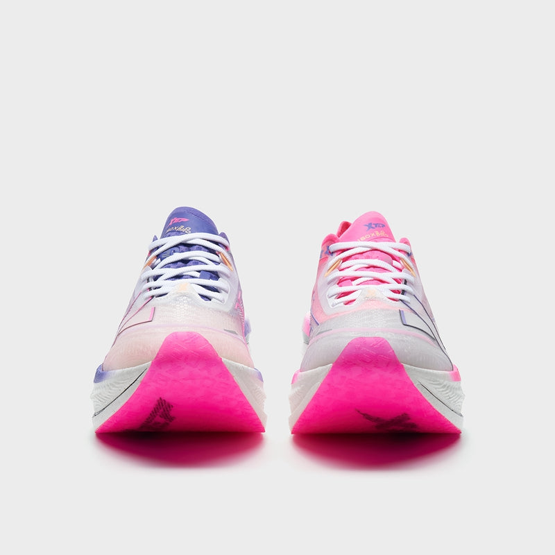 Xtep Women's 160X3.0 Pro - Sail White/Fluorescent Charm Red