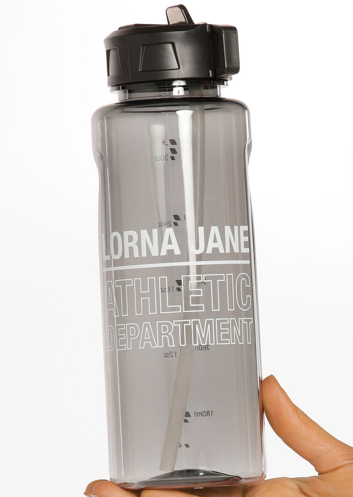Lorna Jane Athletic Dept Classic 1L Water Bottle - Black