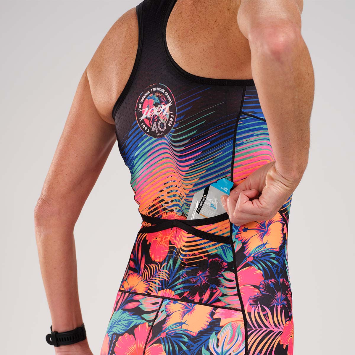 ZOOT Women's Tri Racesuit (NO BRA, OPEN FRONT) - 40 Years