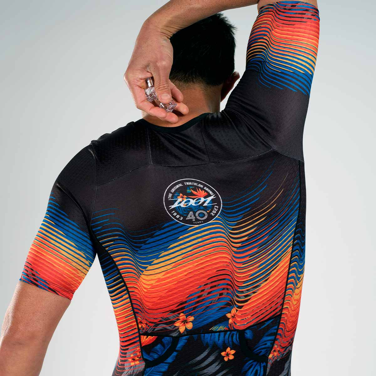 ZOOT Men's Tri Full Zip Racesuit (SET-IN) - 40 Years