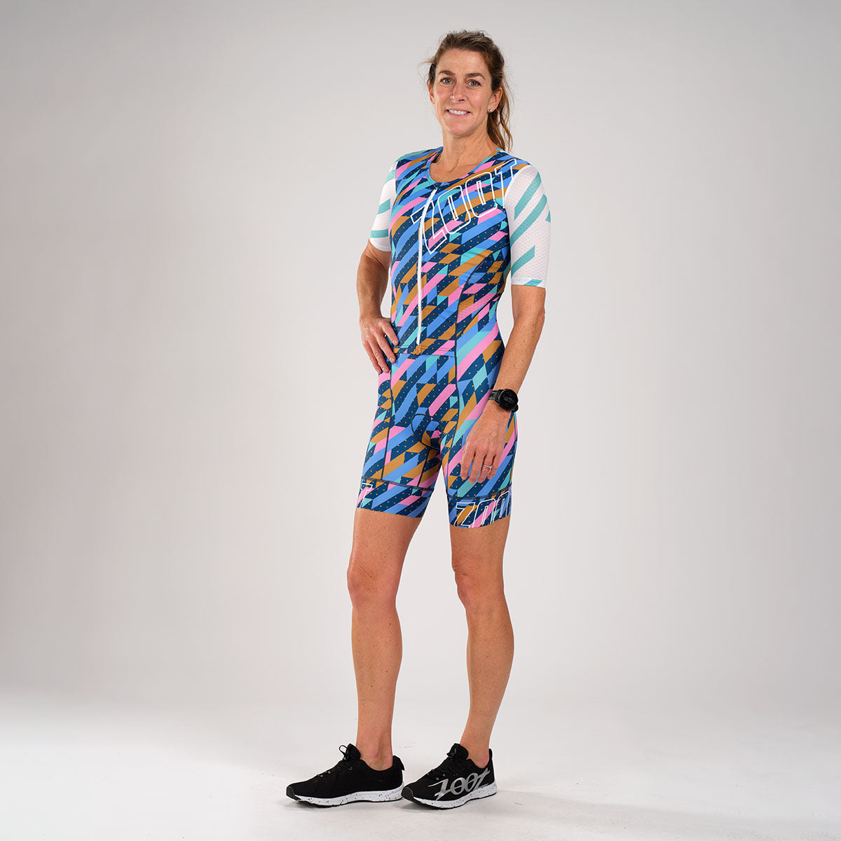 ZOOT Women's Tri Full Zip Racesuit (SET-IN) - Unbreakable