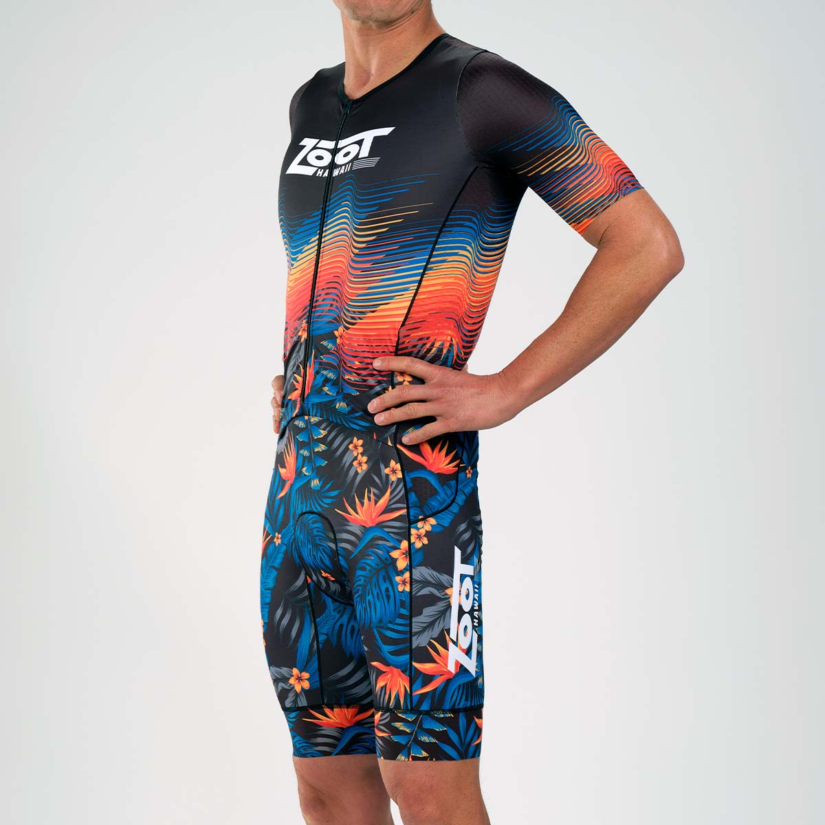 ZOOT Men's Tri Full Zip Racesuit (SET-IN) - 40 Years
