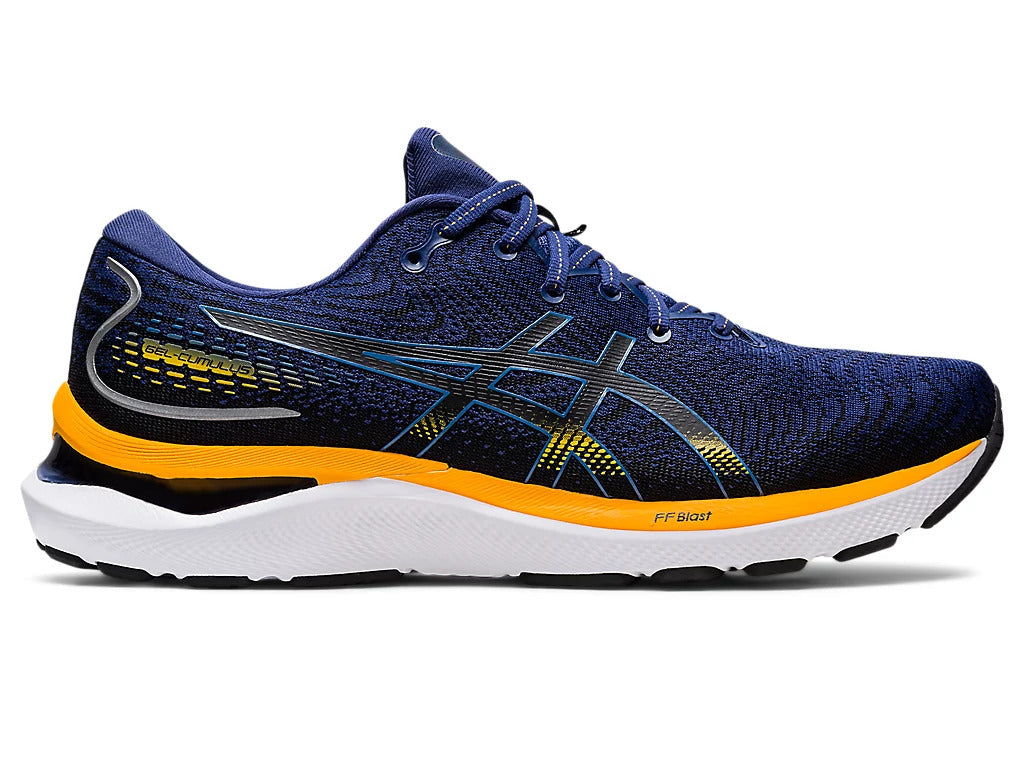 Asics Men s GEL CUMULUS 24 Wide DEEP OCEAN AMBER Key Power Sports Singapore