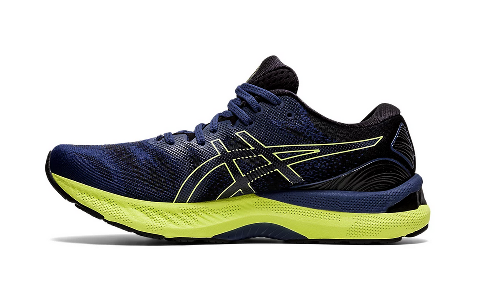 Asics Men s GEL NIMBUS 23 THUNDER BLUE GLOW YELLOW Key Power