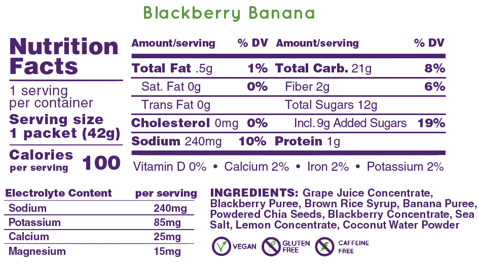 Huma Gel Plus - Blackberry Banana