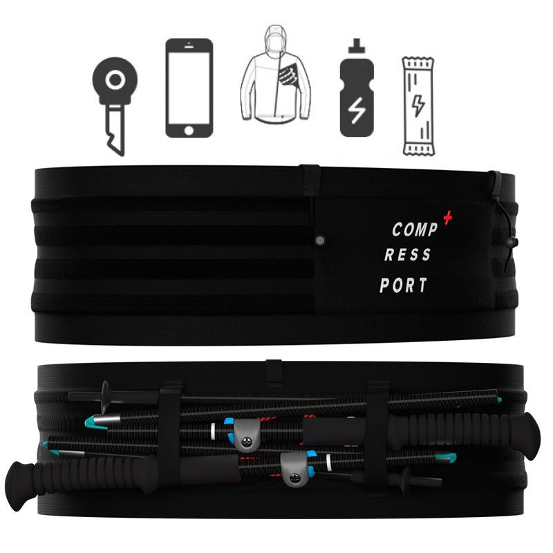 Compressport Unisex Free Belt Pro - Black