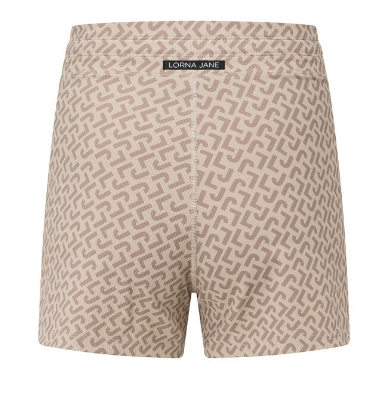 Lorna Jane Monogrammatic Rib Kick Short - Monogrammatic Print