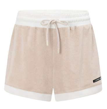 Lorna Jane Terry Towelling Short- Off-White
