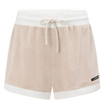 Lorna Jane Terry Towelling Short- Off-White