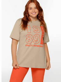 Lorna Jane Athletic Transdry Relaxed Tee - Off White