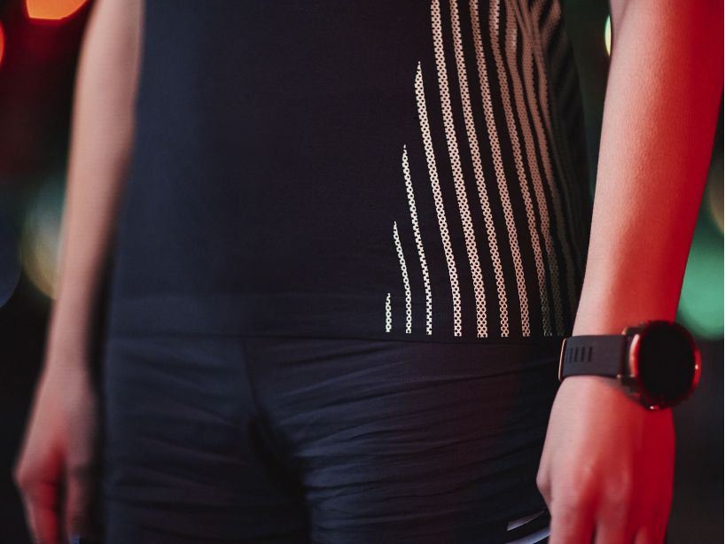 Compressport Women's Performance SS Tshirt - Black/Paradise Green