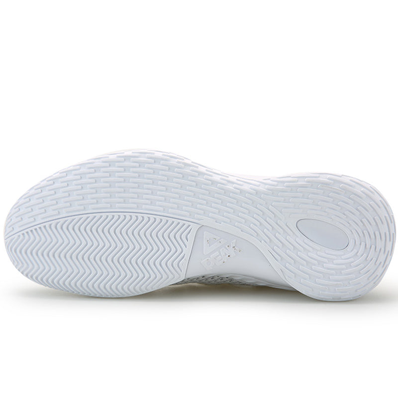 PEAK Basketball Shoes - White/Light Grey