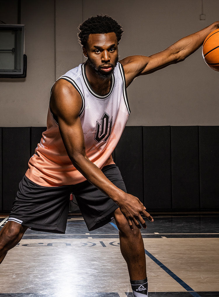 PEAK Men's Basketball Jersey - Peach Pink