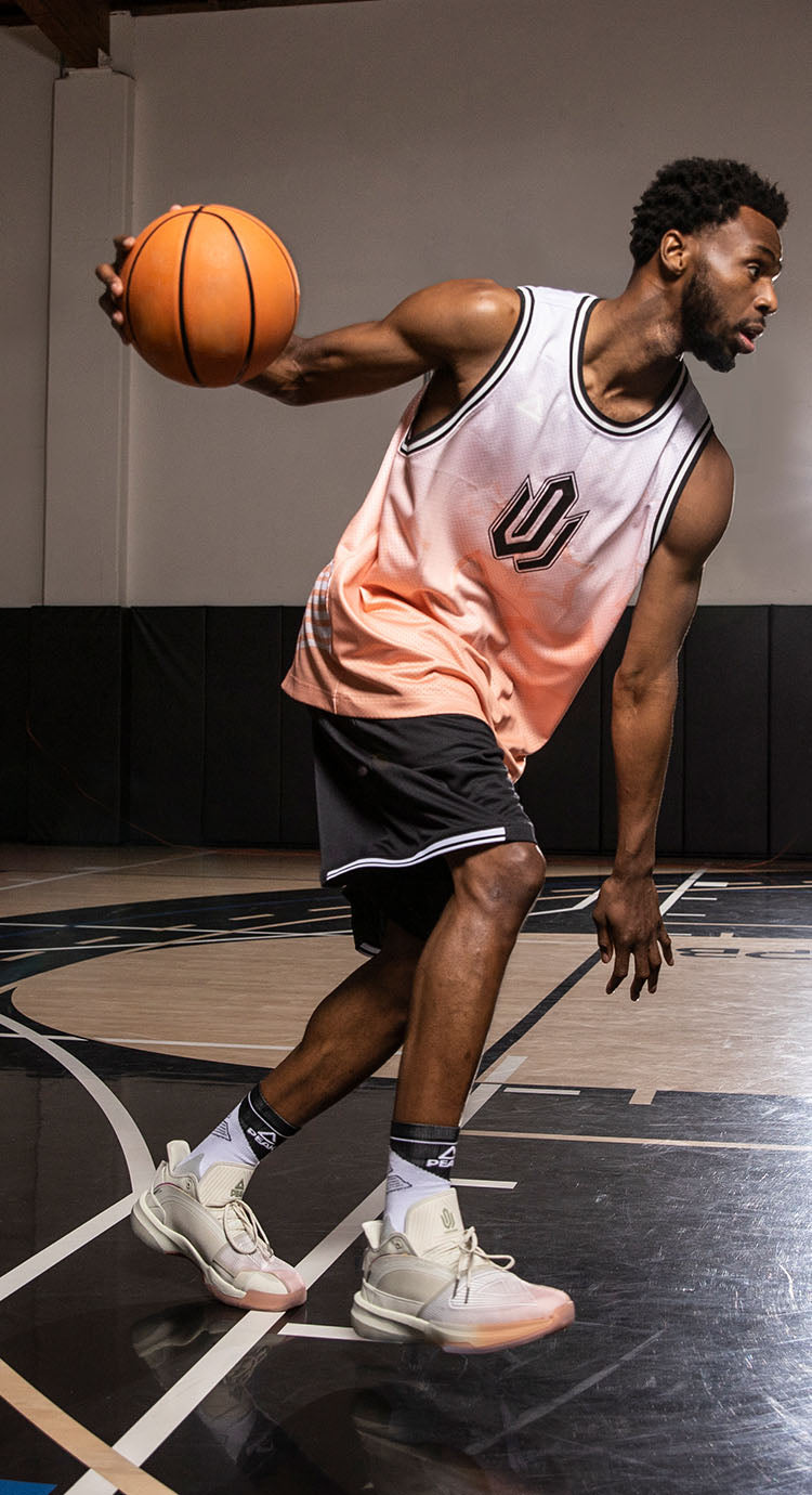 PEAK Men's Basketball Jersey - Peach Pink