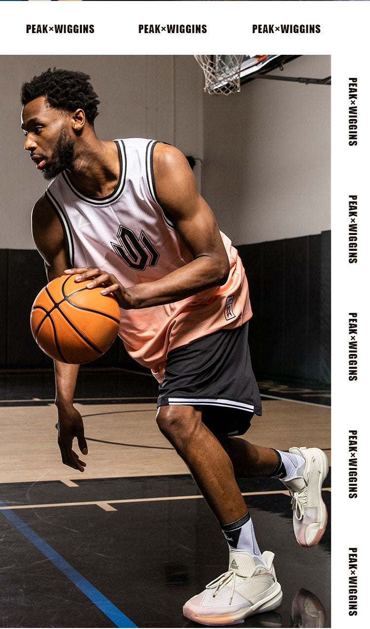 PEAK Men's Basketball Jersey - Peach Pink