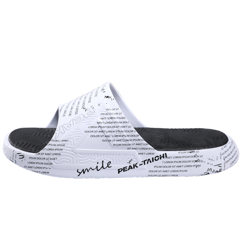 PEAK Women s Taichi Slides 1.0 White Black Key Power Sports