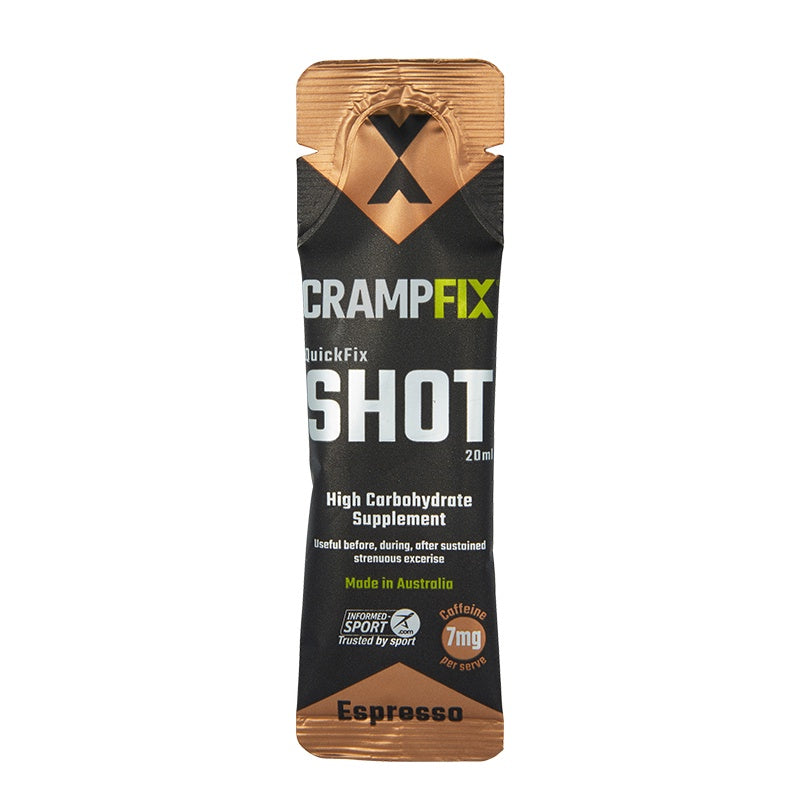 CRAMPFIX QuickFix Shots 20ml - Espresso (7mg caffeine)