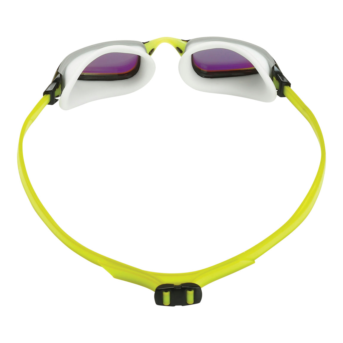 Aqua Sphere Fastlane.A - White/Yellow:Yellow Titanium Mirrored