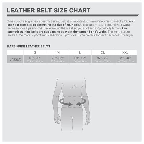 Harbinger 4" PADDED LEATHER BELT