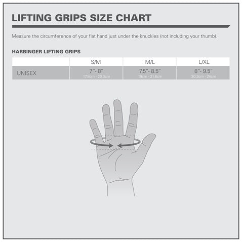 Harbinger Lifting Grips - Black