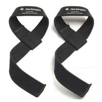 Harbinger Cotton Lifting Straps 21.5" - Black