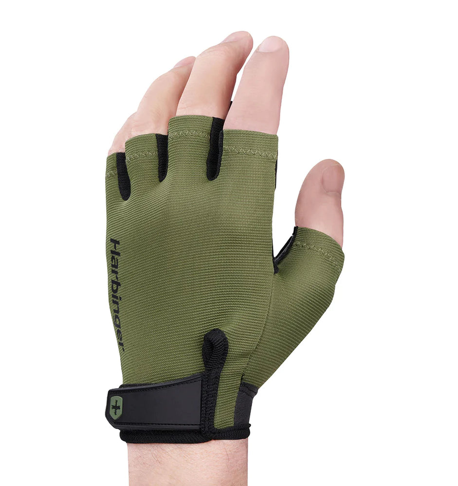 Harbinger Unisex's Power Gloves 2.0 -Green