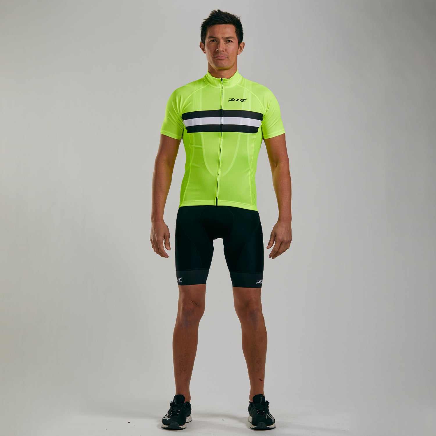 ZOOT MEN'S CYCLE CORE JERSEY - SAFETY YELLOW
