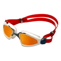 Aqua Sphere Kayenne Pro.A - WHT/GRY:Red Titanium Mirrored
