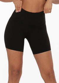 Lorna Jane Lotus No Chafe 16cm Bike Short - Black