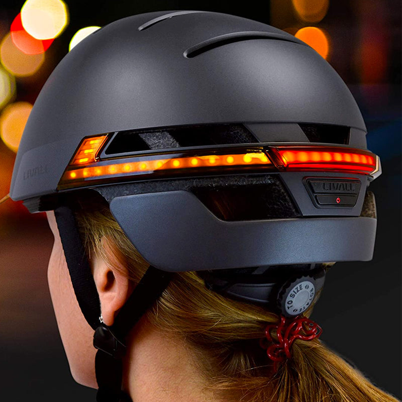 LIVALL BH51M NEO Smart Urban Helmet White Front Light - Gaphite Black