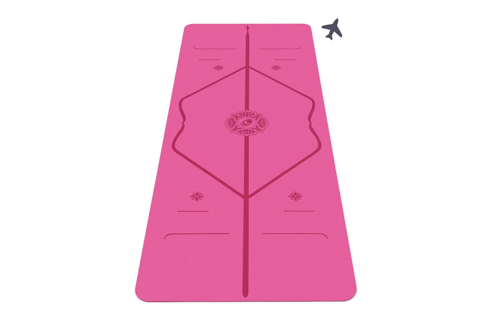 Liforme Gratitude Yoga Travel Mat - Grateful Pink