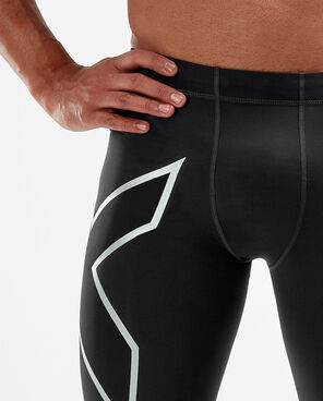 2XU Men's Core Compression Tights - Black/Silver – Key Power