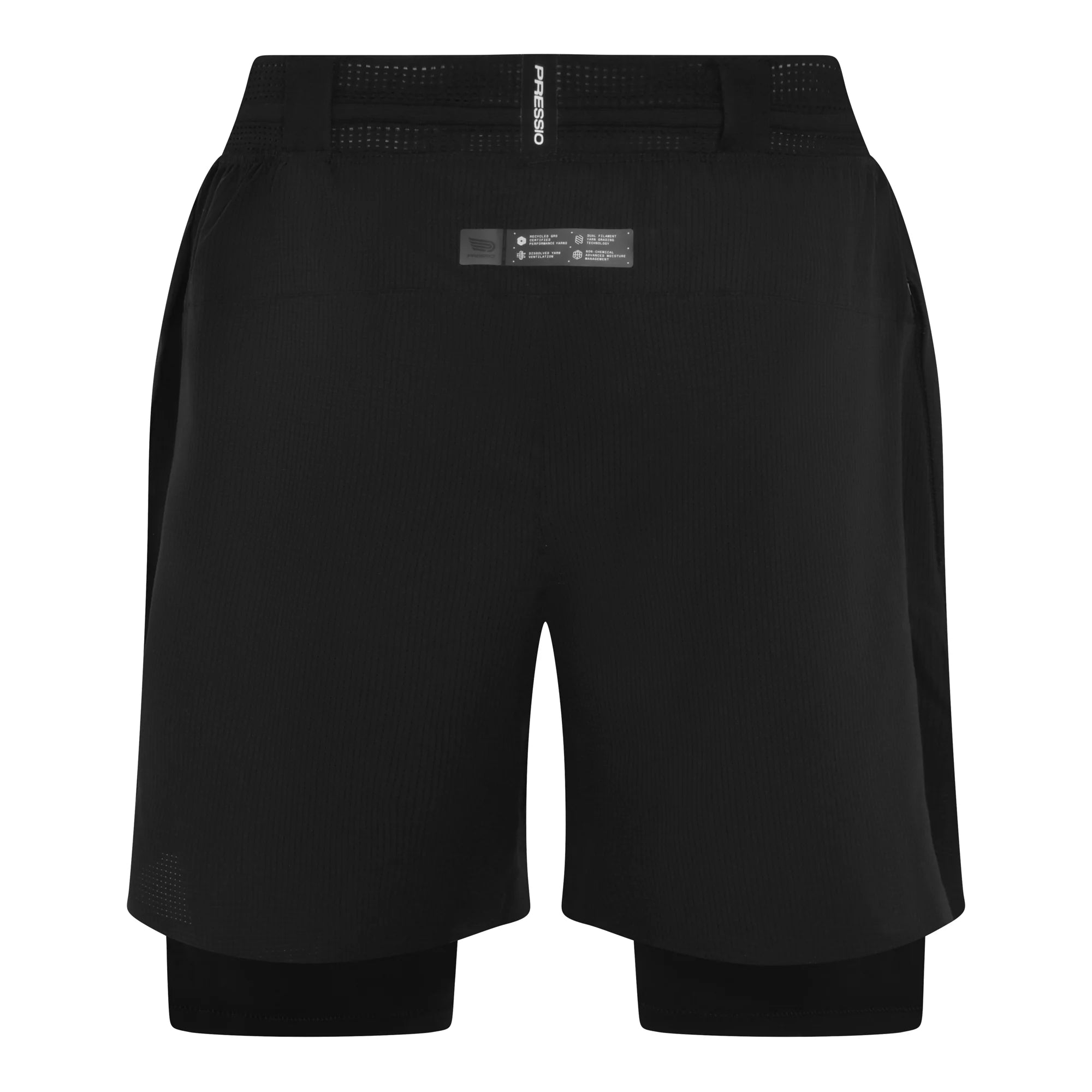 Pressio Men’s Elite 2n1 Short - BLK/SIL