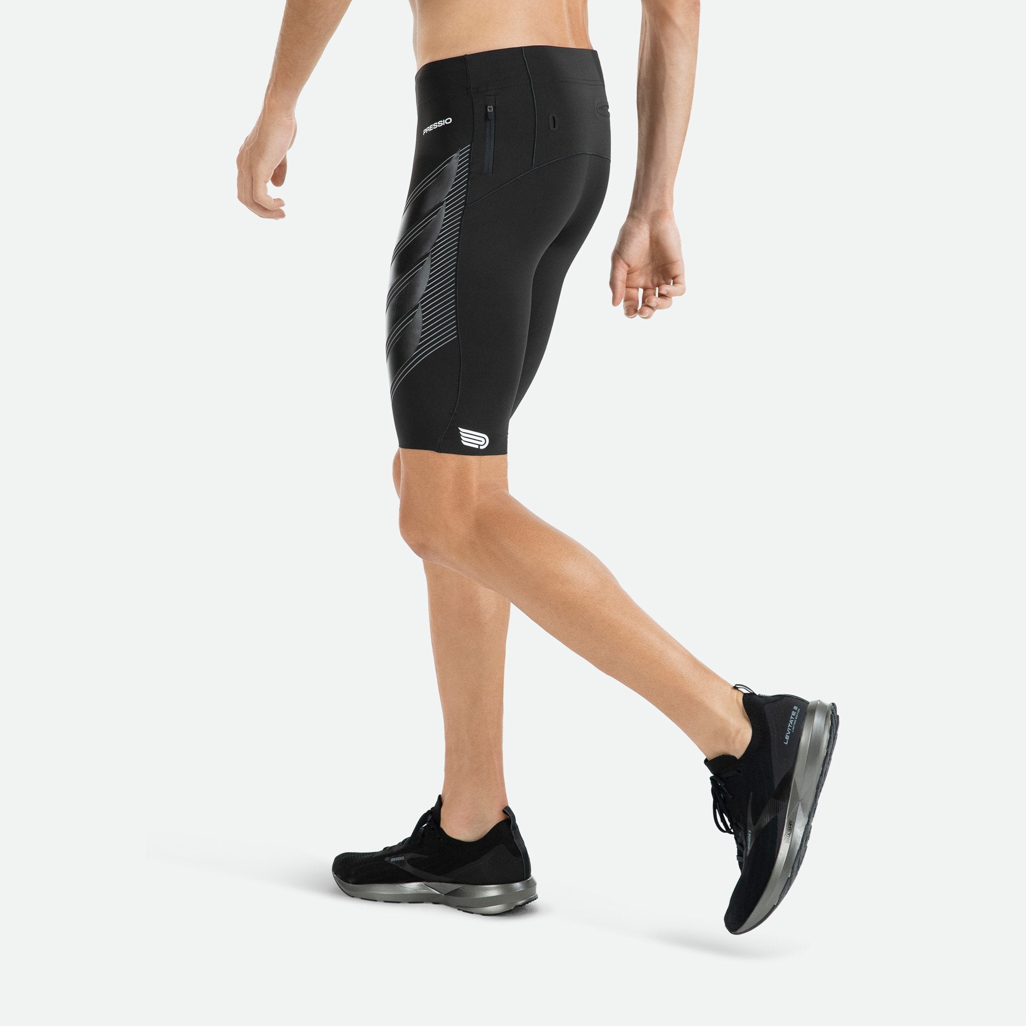 Pressio Men's Power Run Compression Short