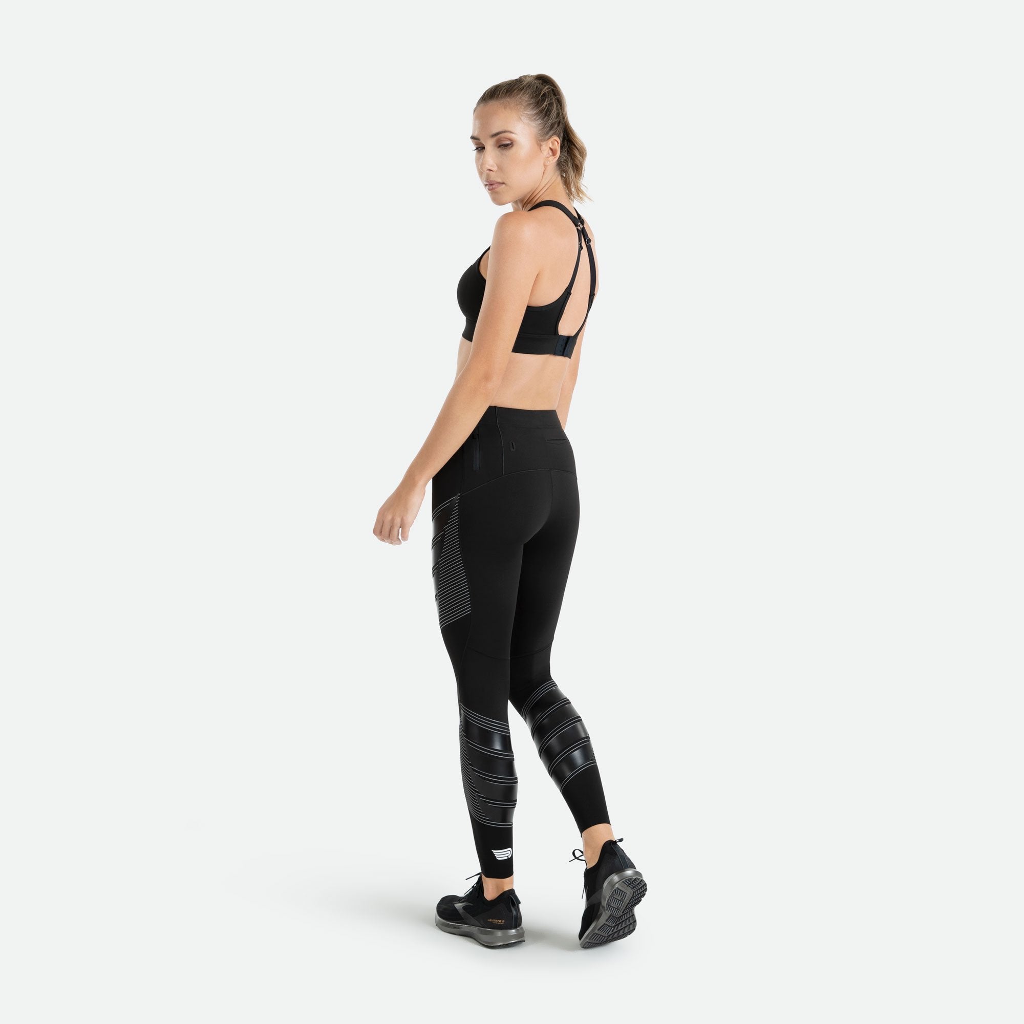 Pressio Women's Power Run Compression Tight | Low Rise