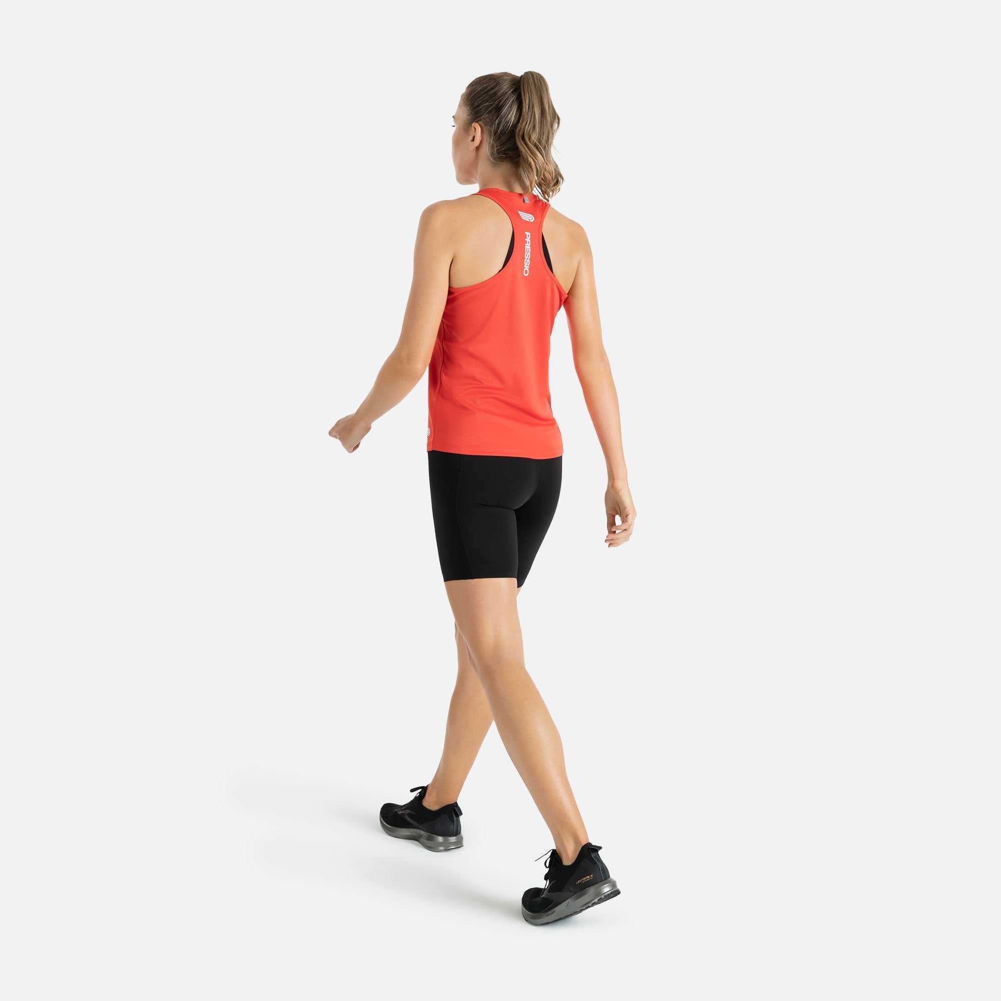 Pressio Women's Hapai Singlet - Razorback