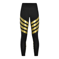 Pressio Women's Power Tight-Mid Rise - BLK/GLD