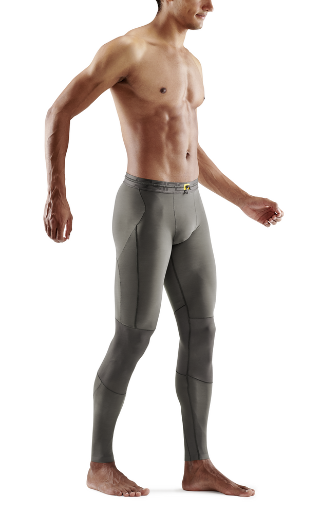 SKINS Men's Compression Long Tights 5-Series - Charcoal